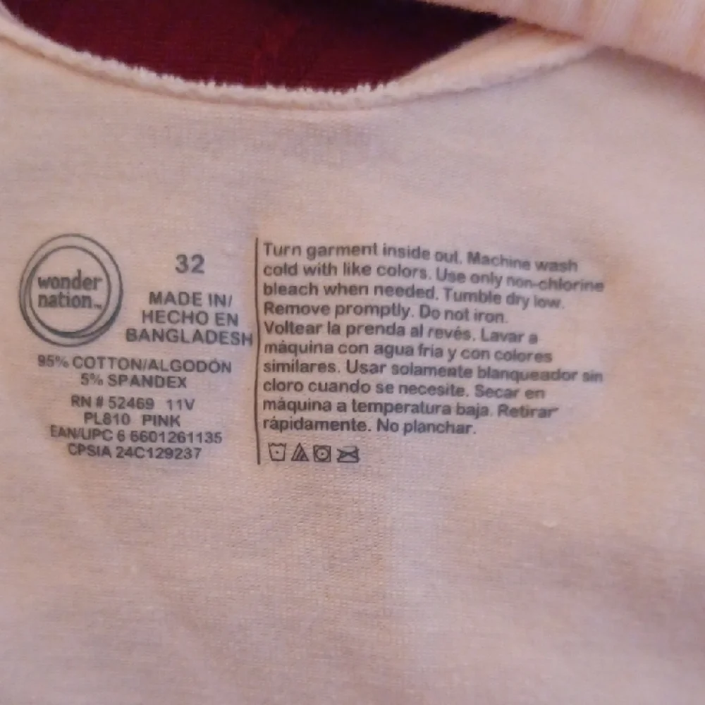 Wonder Nation Teen Bras 2 Pack - Picture 4 of 4